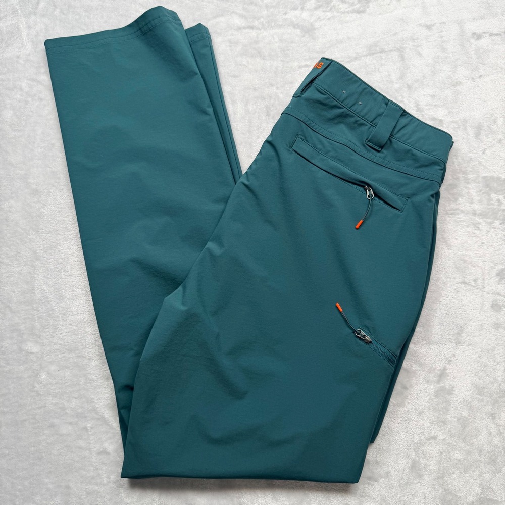 Orvis Mens 36x32 Green Tech Performance Hiking Pants 3K9Z 302865 Quick Dry